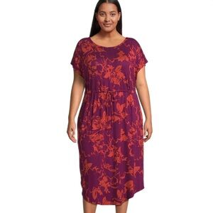 Terra & Sky Purple and Orange Dress